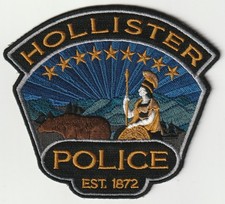 Hollister, California Police {VERY RARE} 2013 Issue!