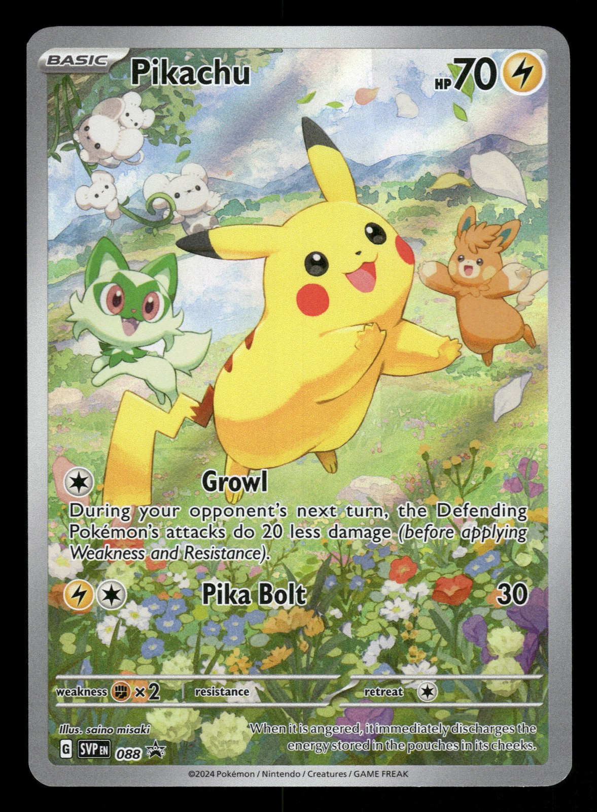Pikachu 088 Holo Scarlet & Violet Promo Cards NM