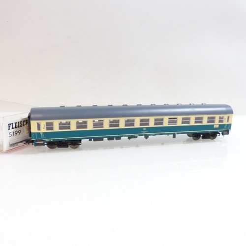 Fleischmann H0 5199 vagón de tren rápido 2. Clase DB en EMBALAJE ORIGINAL RH1247 | Condition: Gebraucht