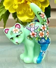 Ltd to 6 Fenton/WVG**JADE GREEN BOOT PLANTER SCAREDY CAT  FIGURINE**SUNDAY DAVIS