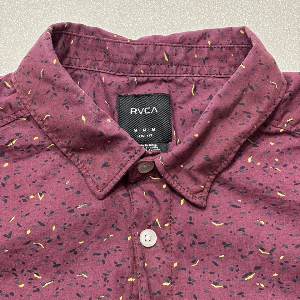 Camisa de manga corta RVCA ajustada talla: M 19x27 (ancho x l) para hombre Foto 4 de 4