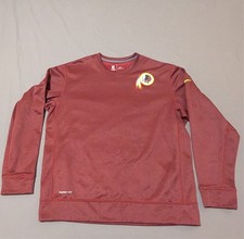 Nike Washington Redskins On Field Therma Fit Sweatshirt Sz Large Mens