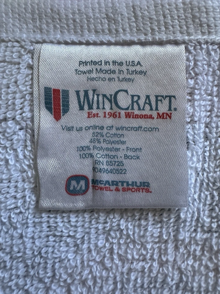 Nueva toalla de banco NCAA 2025 para hombre San Antonio Final Four doble cara 22x41 Foto 4 de 4