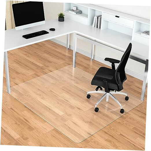 Office Chair Mat for Hard Floors, 45” x 53” Large Floor Protector Mat, Easy