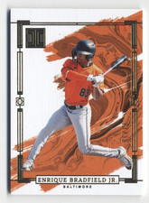 2024 Panini Impeccable ENRIQUE BRADFIELD JR Baltimore Orioles #95 Gold #'d /30