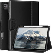 for Ipad Pro 13 Inch Case M5 2025/M4 2024, Built-In Pencil Holder, Supports Penc