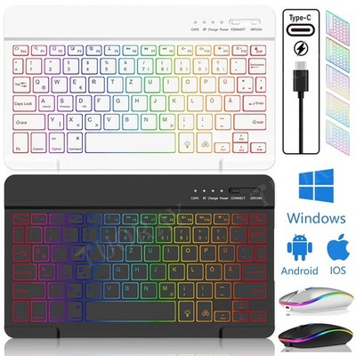 Für Honor Pad X9/X8 Pro 11.5'' X8A 11'' Huawei Mate Pad SE 11 Beleuchtete Tastatur