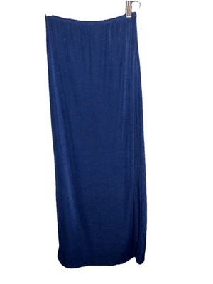 Princess Polly Blue Harriet Liquid Stretchy Y2K Knit Maxi Skirt Womens Size 2