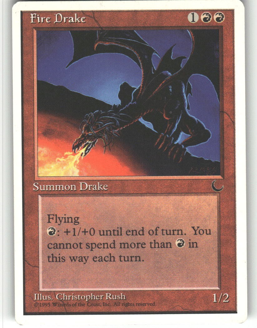 Fire Drake - Chronicles - MTG - Uncommon - # - NM