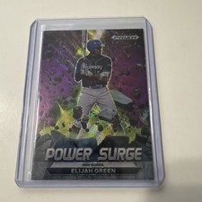 2022 Panini Prizm Draft Picks - Power Surge Elijah Green PS-EG Purple Wave Prizm