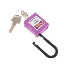 Safety Padlock Keyed Different with two keys,, Easy to Carry
