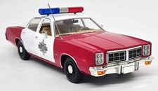 Greenlight 1/18 Dodge Monaco 1977 Finchburg County Police Diecast Model Car