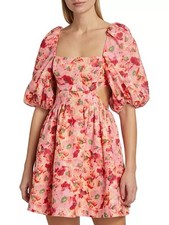 Zimmermann Light burst cut out mini dress  Size 1