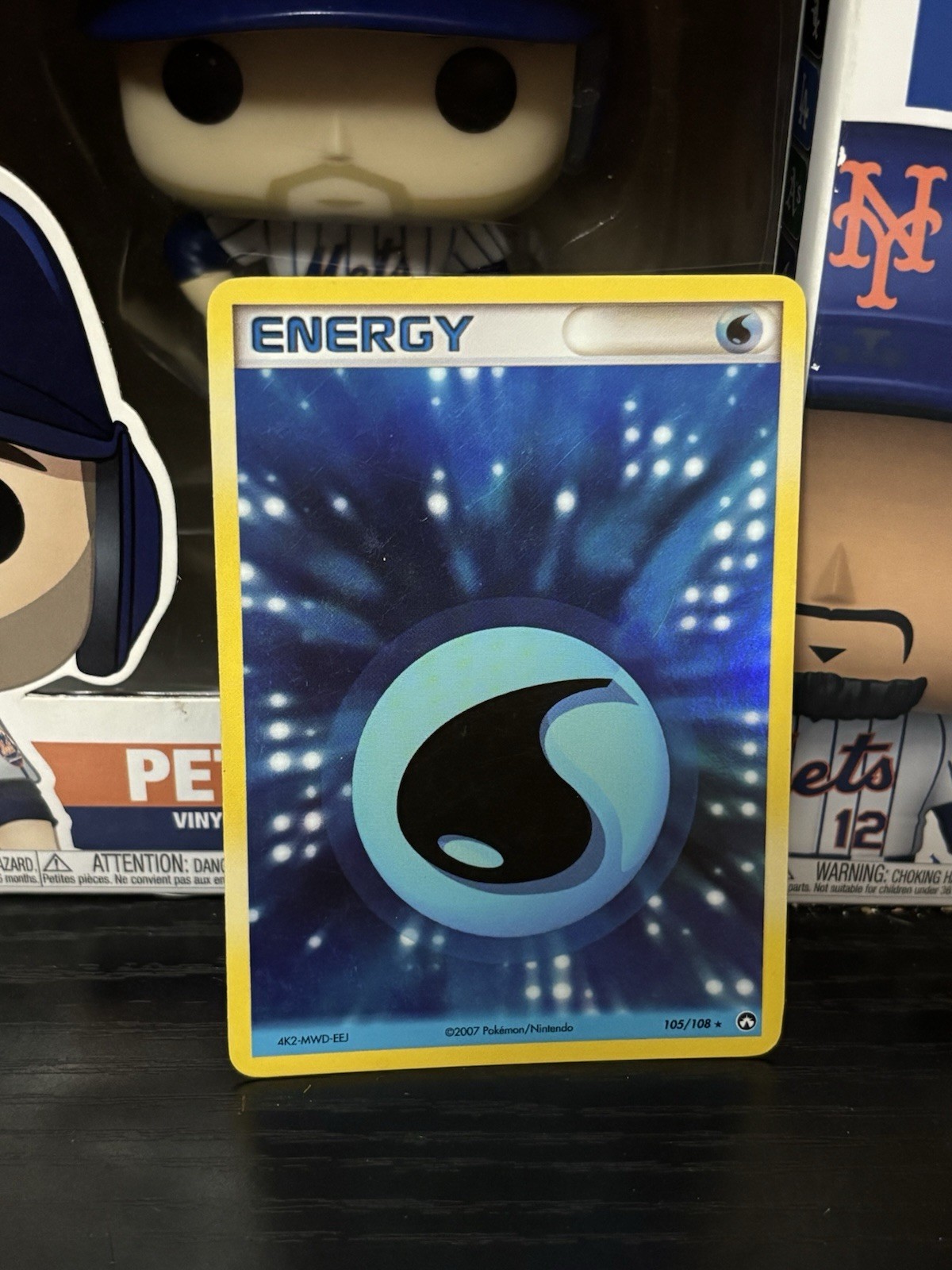 Pokemon TCG EX Power Keepers - Water Energy #105/108 - Holo Card