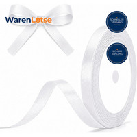 Satinband Weiß 10Mm 22M Dekoband Geschenkband Bastel Geschenkverpackung
