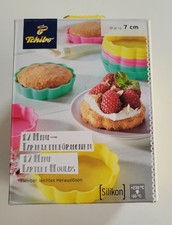 12 Mini-Tartelette-Förmchen, Silikon, Tchibo