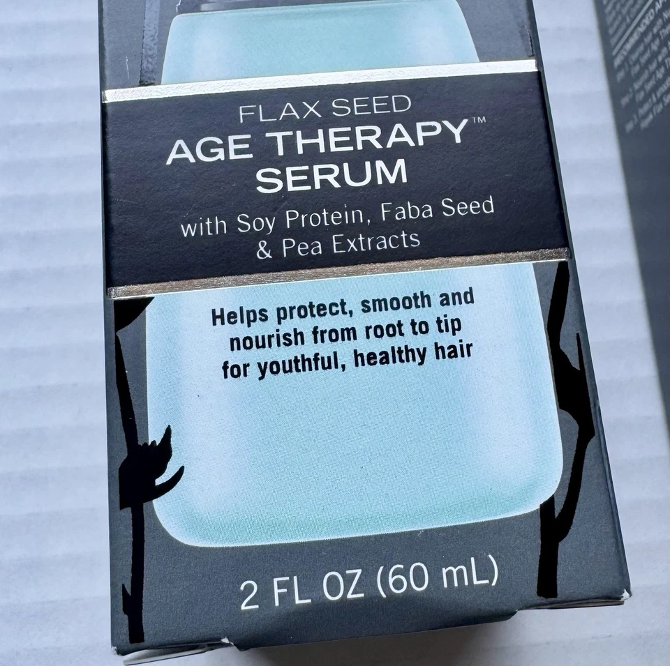 New 2 Pack Of Nuance Salma Hayek Flax Seed Age Therapy Serum 2 oz - Image 2 of 3