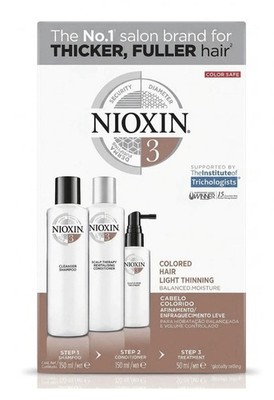 NIOXIN SYSTEM 3 Trial Kit for Colored Hair and Light Thinning ~$38 MSRP NEW
