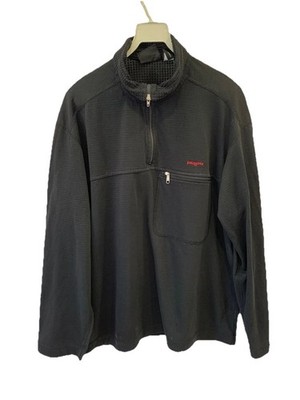 Patagonia Polartec Regulator Flece Pullover 1/4 Zip Men's Large Black R-Serie#72