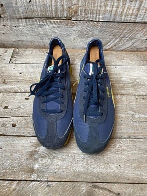 Vintage 80's Puma Taifun bluetrainer nylon sneakers sz uk 7 US 8