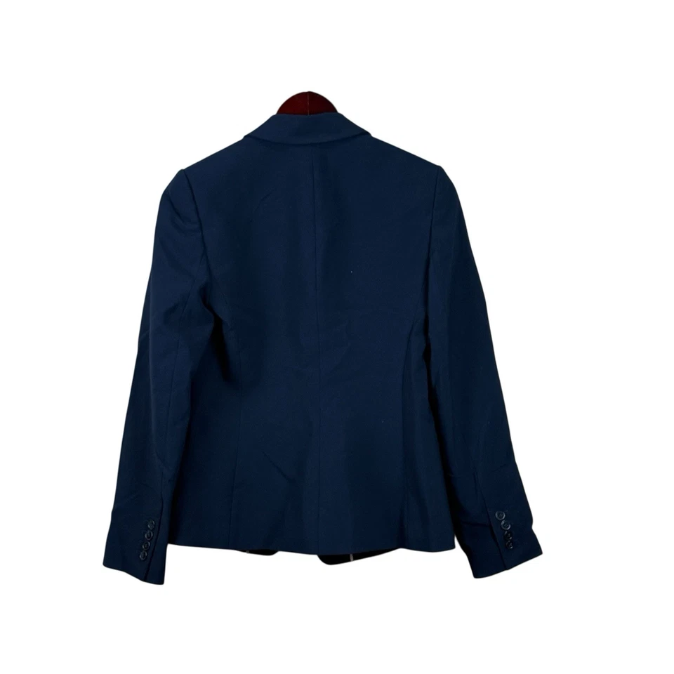 NWT Rebecca Taylor Tailored Clean Suiting Blazer Jacket Navy SZ 2 $395 Sample - Image 3 of 4
