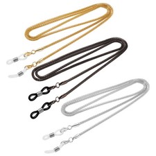 3Pcs Durable Eyeglass Chain Glasses Chain Assorted Color Reusable for Sports Use