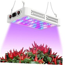 1000w LED Grow Light for Indoor Plants, Full Spectrum 12.6"D x 8.7"W x 1.9"H
