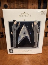 Hallmark Keepsake Ornament Star Trek  An Extraordinary Meeting  Spock 2012 NIB