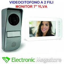 Avidsen Videocitofono 2 Fili – Modello 112266 Ylva (Monitor 7 Pollici Colori)