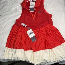 Adidas Stella McCartney 2-pc Tennis Outfit Tank Skirt - Sz L, red