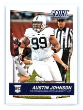 2016 Panini Score Football #395 Austin Johnson Rookie RC Penn State