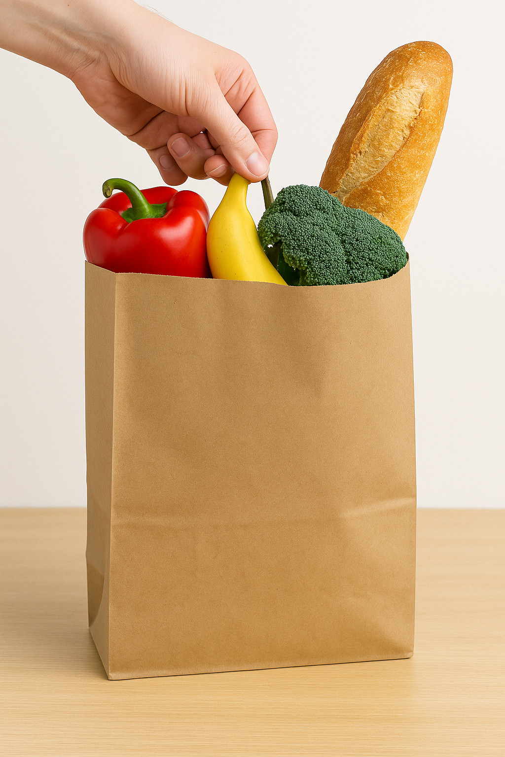 #6 Kraft Paper Bags 6x3.6x11" Brown Lunch Grocery Sacks Bulk 50-1000 PCS