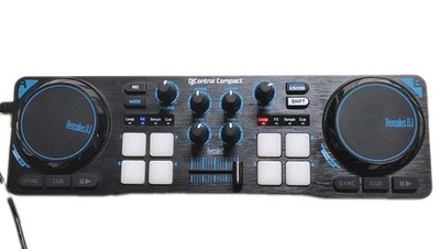 Hercules DJControl Compact Mobile DJ Mixer Controller W USB Cable New *No Box