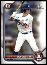 2022 Bowman Draft #BD-165 Nick Biddison