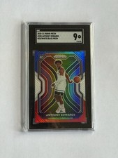 2020-21 Panini Prizm - Anthony Edwards #258 Red White & Blue Prizm (RC) SGC 9