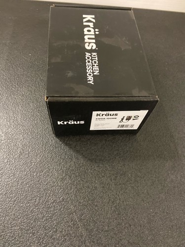 Kraus KWDA-100MB Disposal Air Switch Kit w/ Button & Adapter, Matte Black