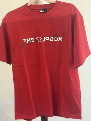 French Designer The Kooples Has a Red T Shirt With Lettering! Size Lg, PTP21.