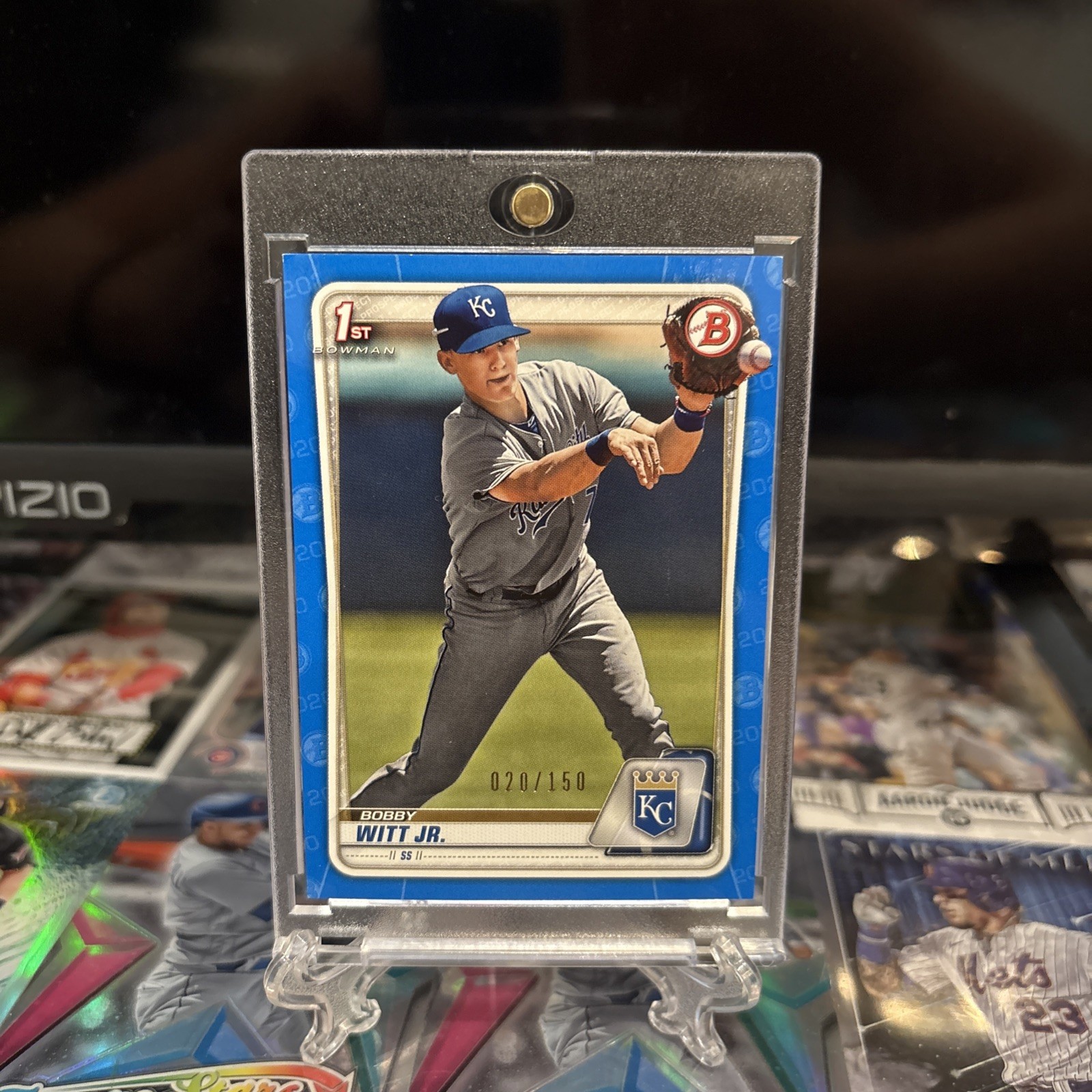 2020 BOWMAN PROSPECTS BLUE - 1ST BOWMAN #/150 BOBBY WITT JR. Color Match 💙👑