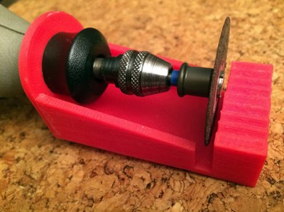Flat-Laying Secure Holder Compatible with Dremel Rotary Tools
