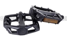 Wellgo LU-313 platform freestyle alloy BMX bicycle pedals 9/16" - BLACK