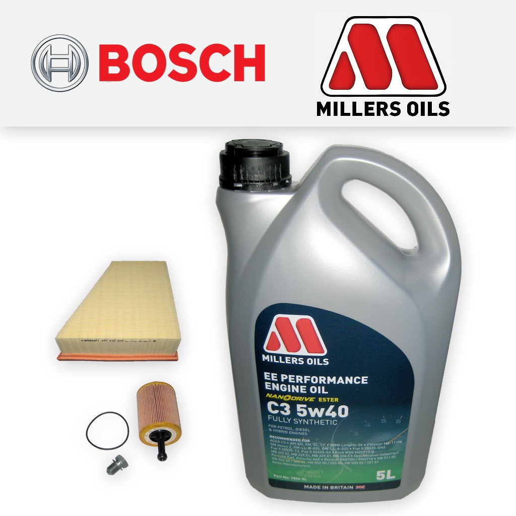 SERVICE KIT SEAT IBIZA 6L 1.4 TDI AMF BNM OIL AIR FILTERS +5w40 LL OIL 2002-2009