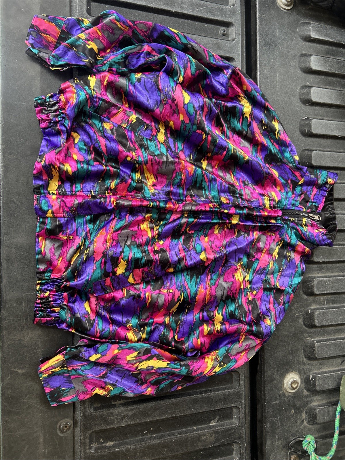 Olympics Jacket Womens Large Camo Reversible Zipp… - image 1