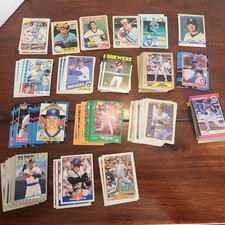 Paul Molitor Card Lot !! Fleer/Topps/UD Base Card Run 1980-1993 w/ duplication