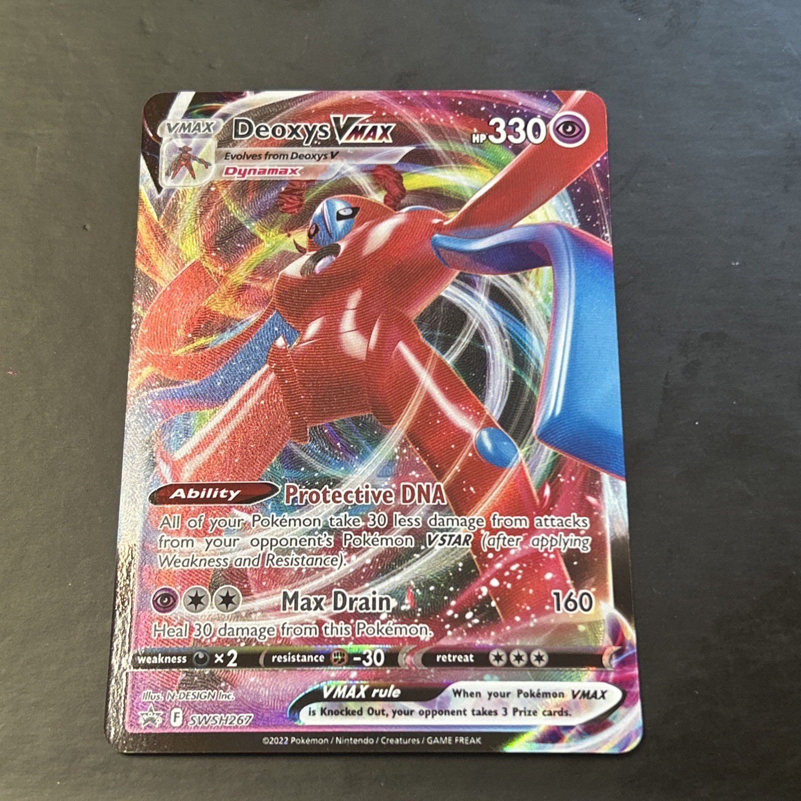 Deoxys VMAX SWSH267 - Pokemon Sword & Shield Black Star Promo