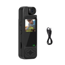 1080P Audio Video Recorder 180  Rotating Lens DVR IR Night Camcorder Camera