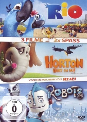 RIO (2011) + ROBOTS (2005) - 2-DISC DVD EDITION - VON DEN MACHERN VON ICE AGE