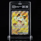 Pokemon Meowth ex #107 (2026) Perfect Order Ultra Rare TAG 10! HIGHEST GRADE 979