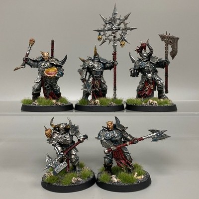 5 CHAOS CHOSEN WARHAMMER AGE OF SIGMAR AOS SLAVES TO DARKNESS