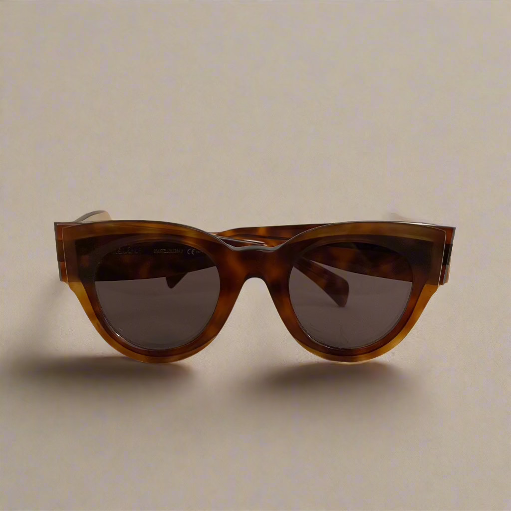 CELINE Petra Tortoise Shell Cat-eye Sunglasses - Phoebe Philo Design