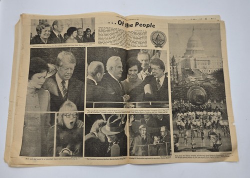 President Jimmy Carter Inauguration-Jan 1977 NY Daily News Newsday Newspaper-LOT - Picture 10 of 19